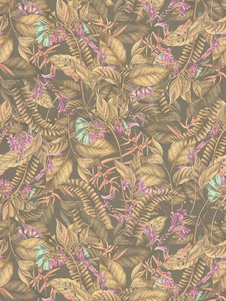 Drawn Into Nature Olive Green Wallcovering | AS Creation