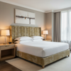 Turf Bay - Mushroom Upholstered Headboard | Architectural Fabrics