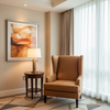 Aarden - Gingerbread Silicone Hybrid Upholstered Chair | Architectural Fabrics