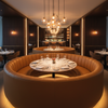 Front Royal Wheat Upholstered Banquette | Architectural Fabrics