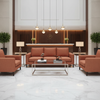 Aspect - Terracotta Performance Polyurethane Upholstered Sofa | Architectural Fabrics