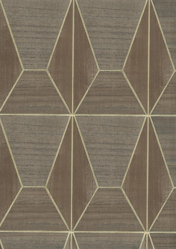 La Jolla-White Pepper Wood Veneer Wallcovering | Phillipe Romano