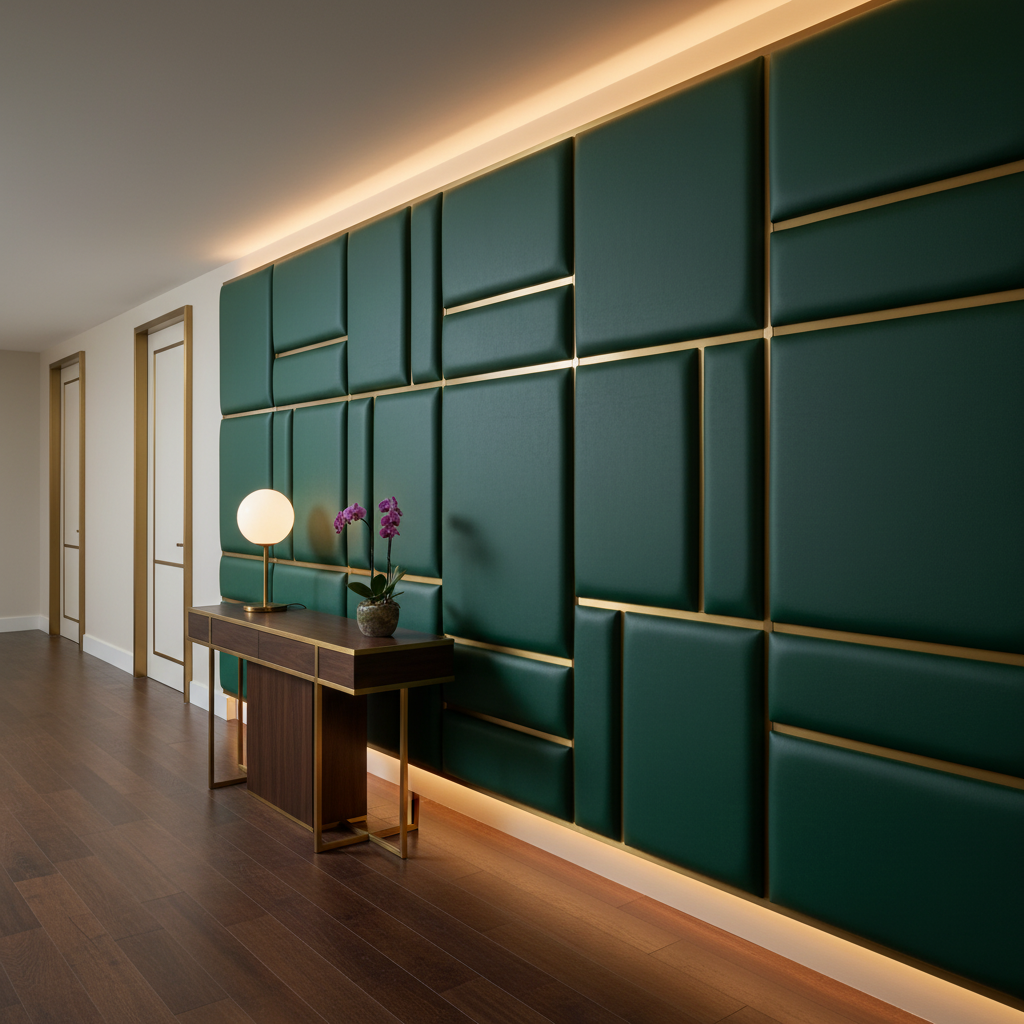 Kralendijk - Spruce Upholstered Wall Panel | Architectural Fabrics