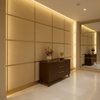 Rattan Bay - Oat Upholstered Wall Panel | Architectural Fabrics
