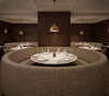ARIES ABACUS Upholstered Banquette | Architectural Fabrics