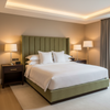 Snake Cay - Moss Upholstered Headboard | Architectural Fabrics