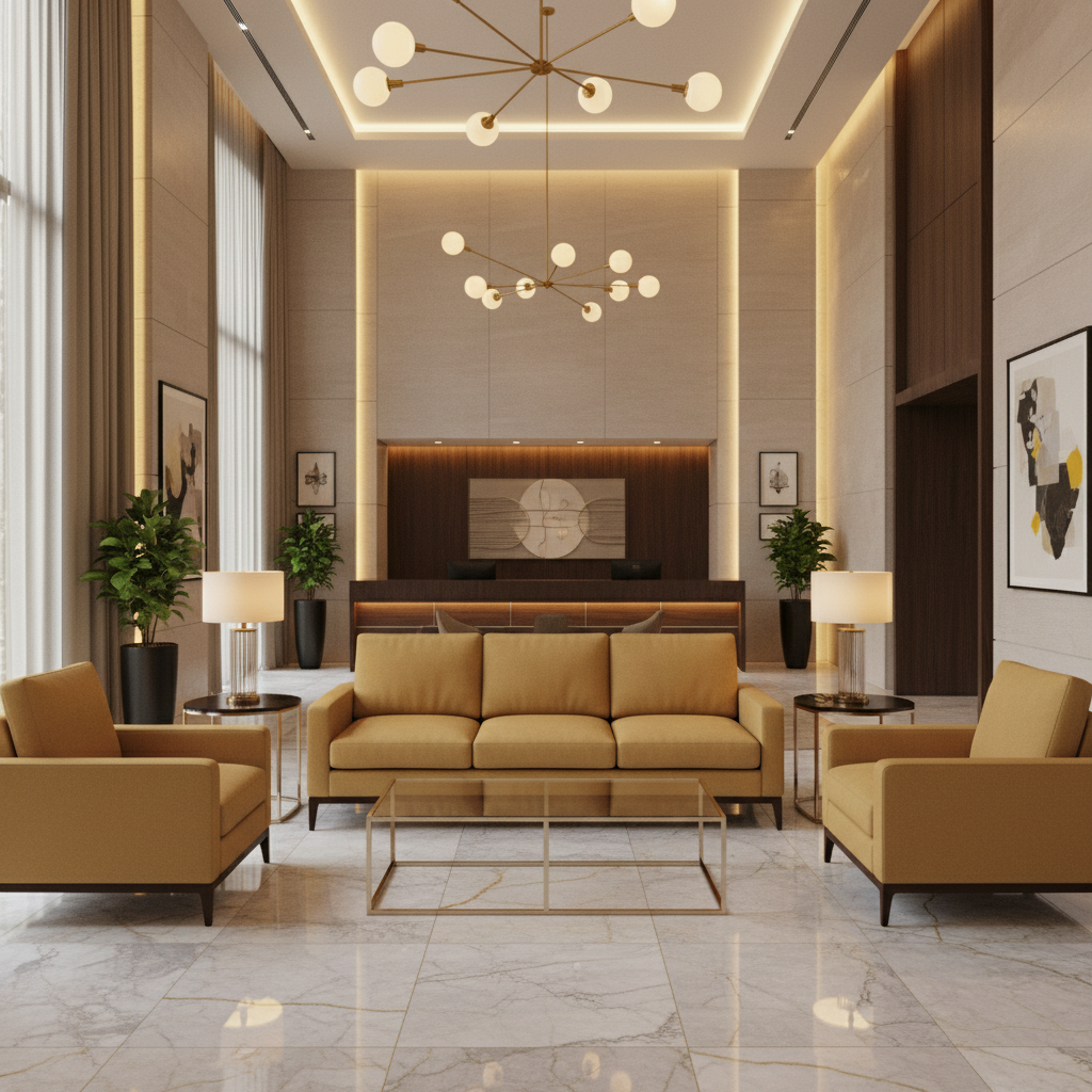 Kick Em Jenny - Wheat Upholstered Sofa | Architectural Fabrics
