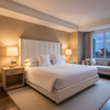 Ultrasuede Crystal - White Upholstered Headboard | Ultrasuede Upholstery