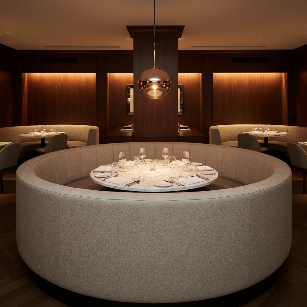 Quintana Bay - Mason Upholstered Banquette | Architectural Fabrics