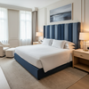 Bedford Jet Upholstered Headboard | Architectural Fabrics
