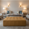 Maho Bay - Squash Upholstered Ottoman | Architectural Fabrics