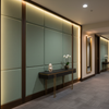 Fine Pebble Texture Dusty Sage Upholstered Wall Panel | Architectural Fabrics