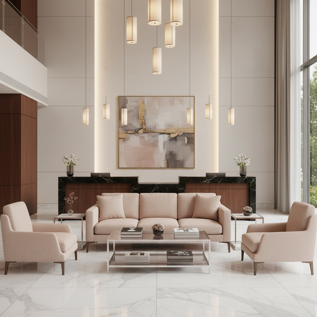 Aarden - Rose Quartz Silicone Hybrid Upholstered Sofa | Architectural Fabrics