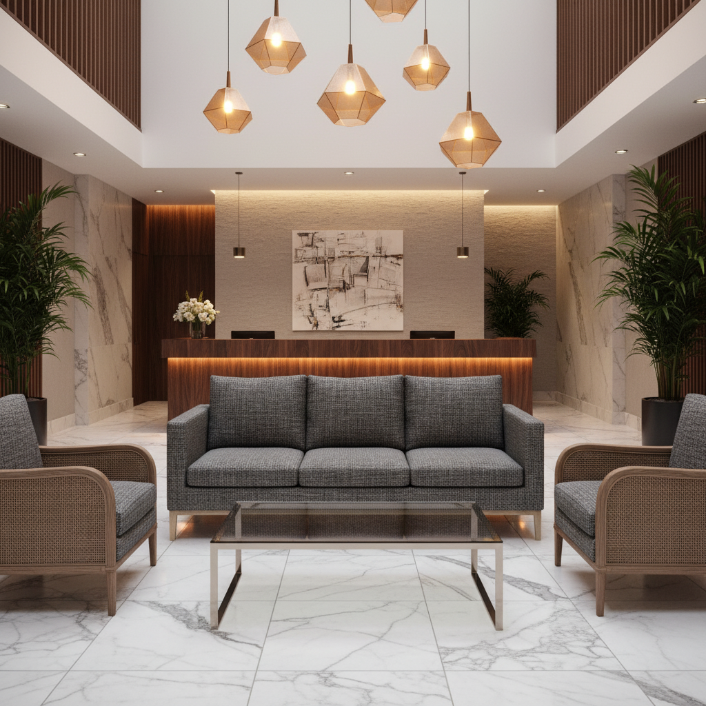 Rattan Bay - Wolf Upholstered Sofa | Architectural Fabrics