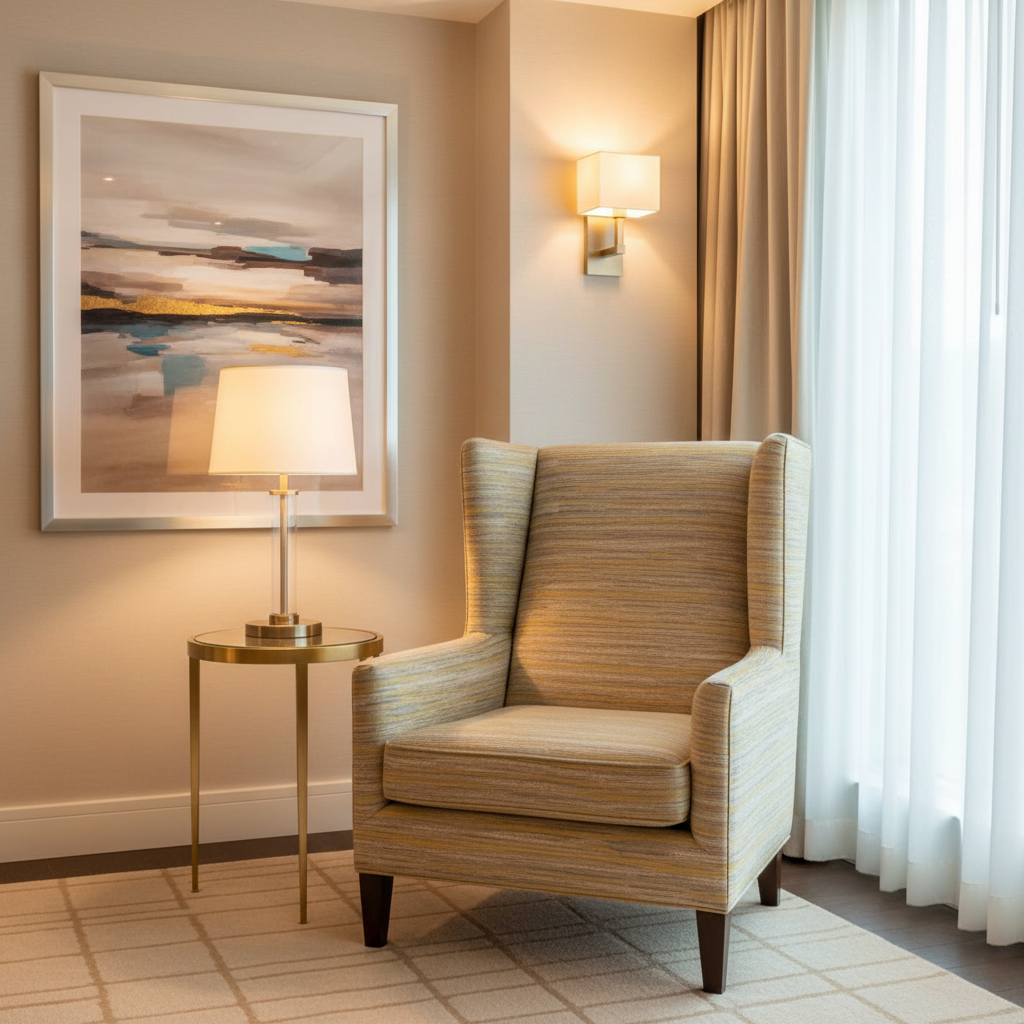 Pigeon Island - Cornsilk Upholstered Chair | Architectural Fabrics