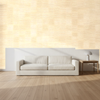 Nantucket Grasscloth Petal Wallcovering | Phillipe Romano room setting