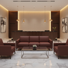 Aire Pebbled - Russet Breathable Polyurethane Upholstered Sofa | Architectural Fabrics