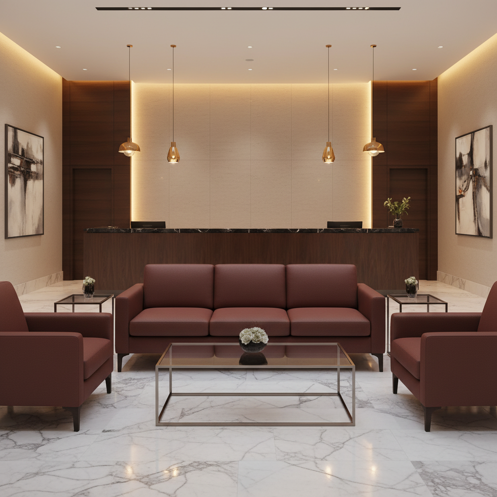 Aire Pebbled - Russet Breathable Polyurethane Upholstered Sofa | Architectural Fabrics
