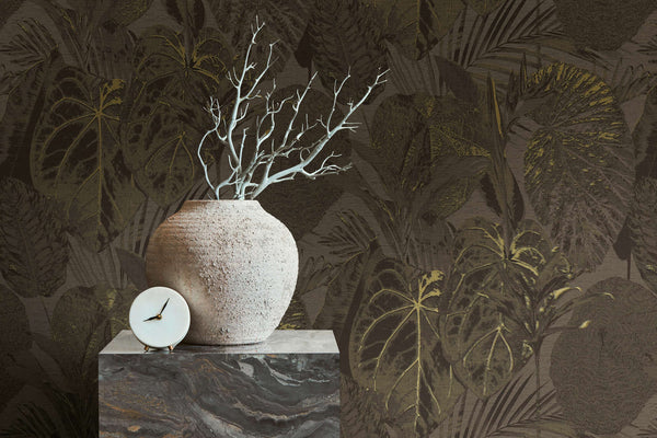 Famous Garden Brown Wallcovering | AS Creation