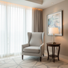 Algiers - Opal Performance Vinyl Upholstered Chair | Architectural Fabrics