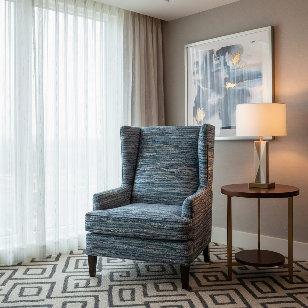 Pigeon Island - Nautical Upholstered Chair | Architectural Fabrics