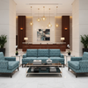 Apache - Azure Tide Silicone Hybrid Upholstered Sofa | Architectural Fabrics