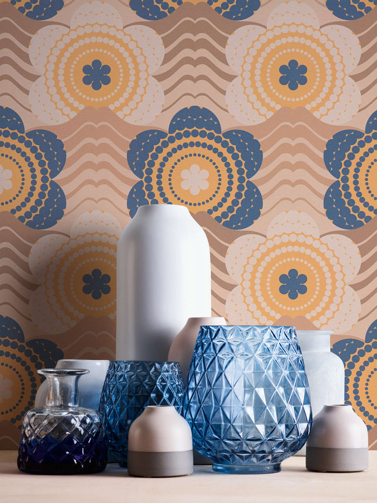 Retro Chic Beige Wallcovering | AS Creation
