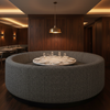 Turks Landing - Nero Upholstered Banquette | Architectural Fabrics