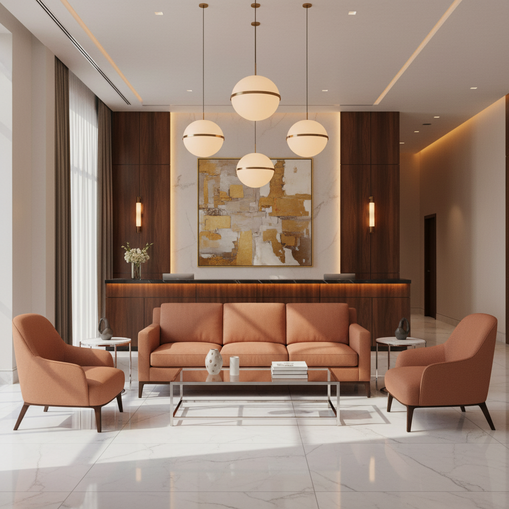 Pinnacle Rock - Sunset Upholstered Sofa | Architectural Fabrics
