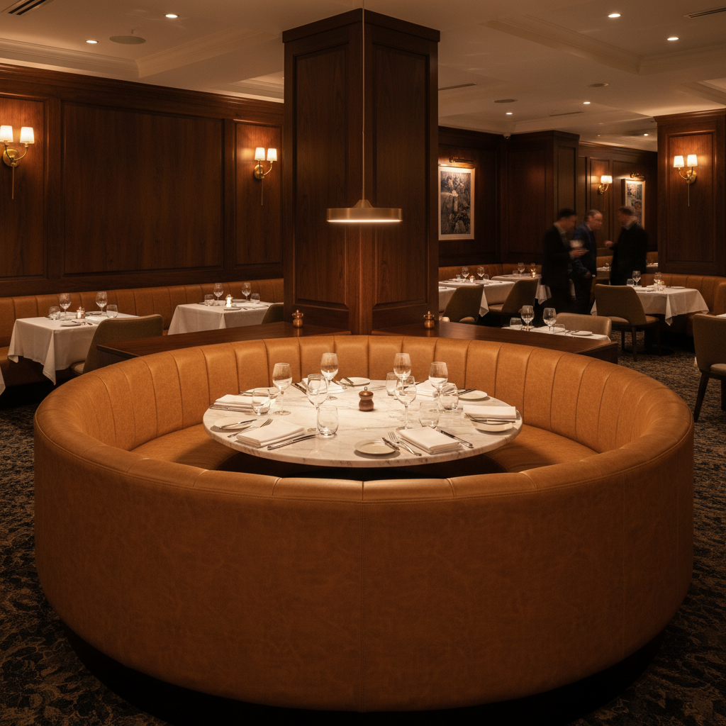Bastia - Bastia Performance Polyurethane Upholstered Banquette | Architectural Fabrics