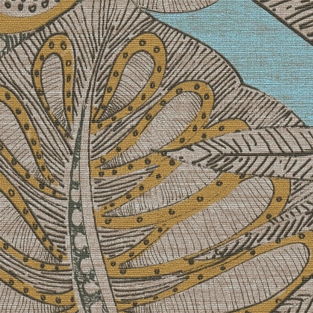 Famous Garden Aqua Wallcovering | AS Creation