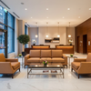 Fine Textured Weave Copper Penny Upholstered Sofa | Architectural Fabrics