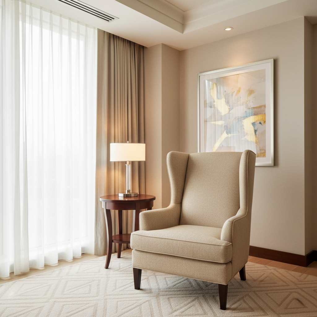 Vivace Reef - Moonbeam Upholstered Chair | Architectural Fabrics