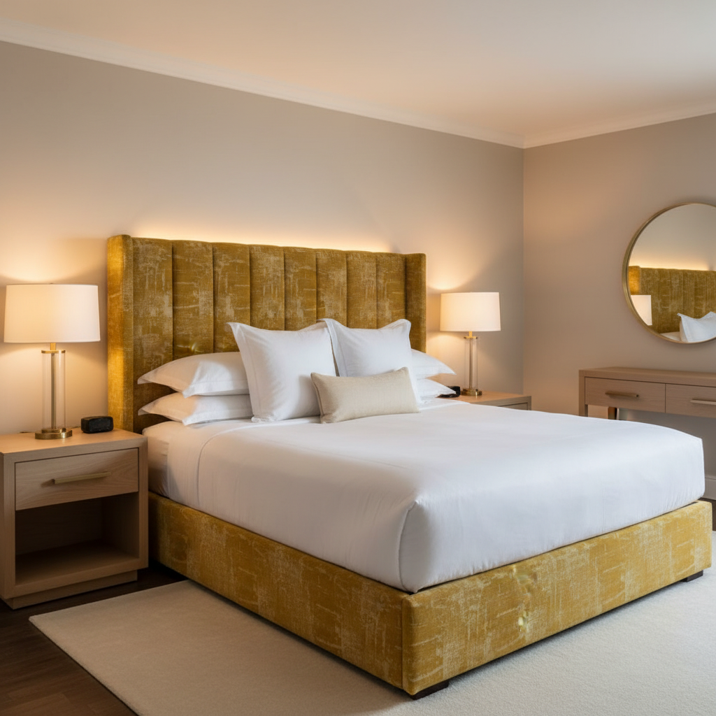 Turf Bay - Glow Upholstered Headboard | Architectural Fabrics