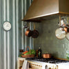 Lauriston Stripe Verdigris, Sample