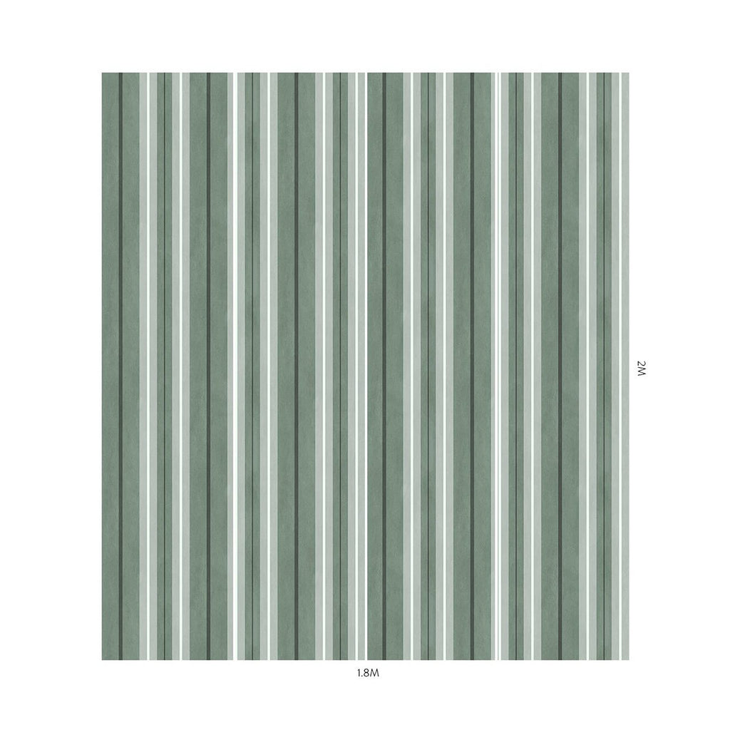 Lauriston Stripe Verdigris, Sample