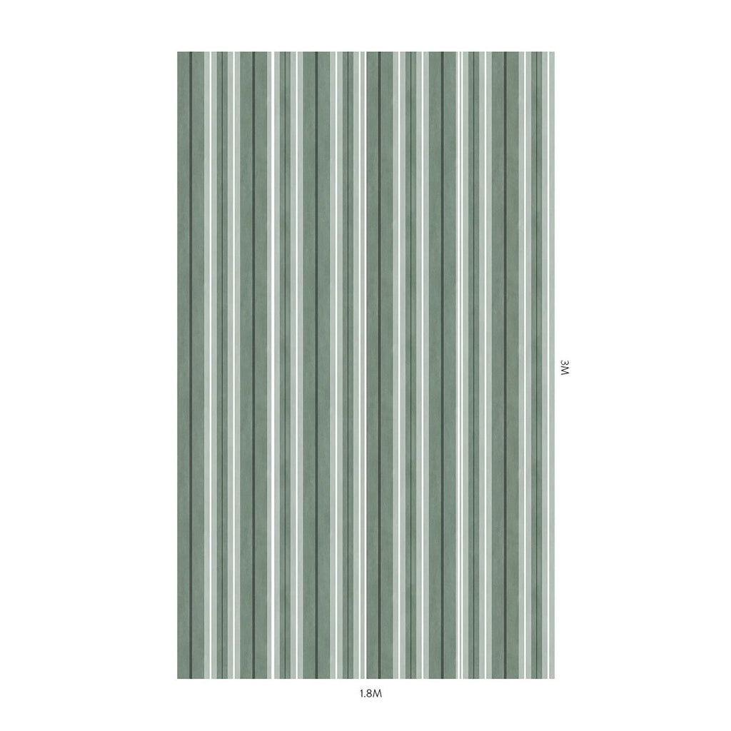 Lauriston Stripe Verdigris, Sample