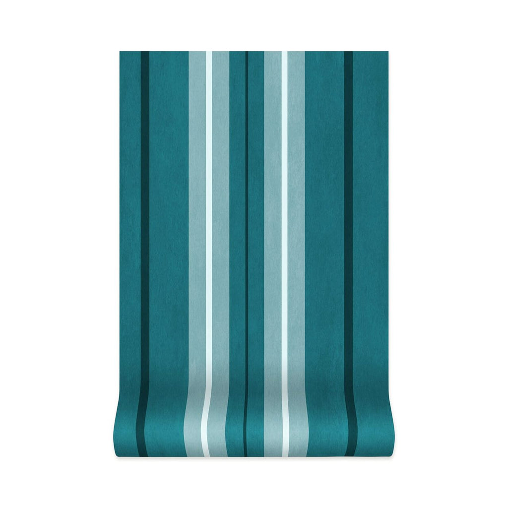 Lauriston Stripe Cerulean, Sample