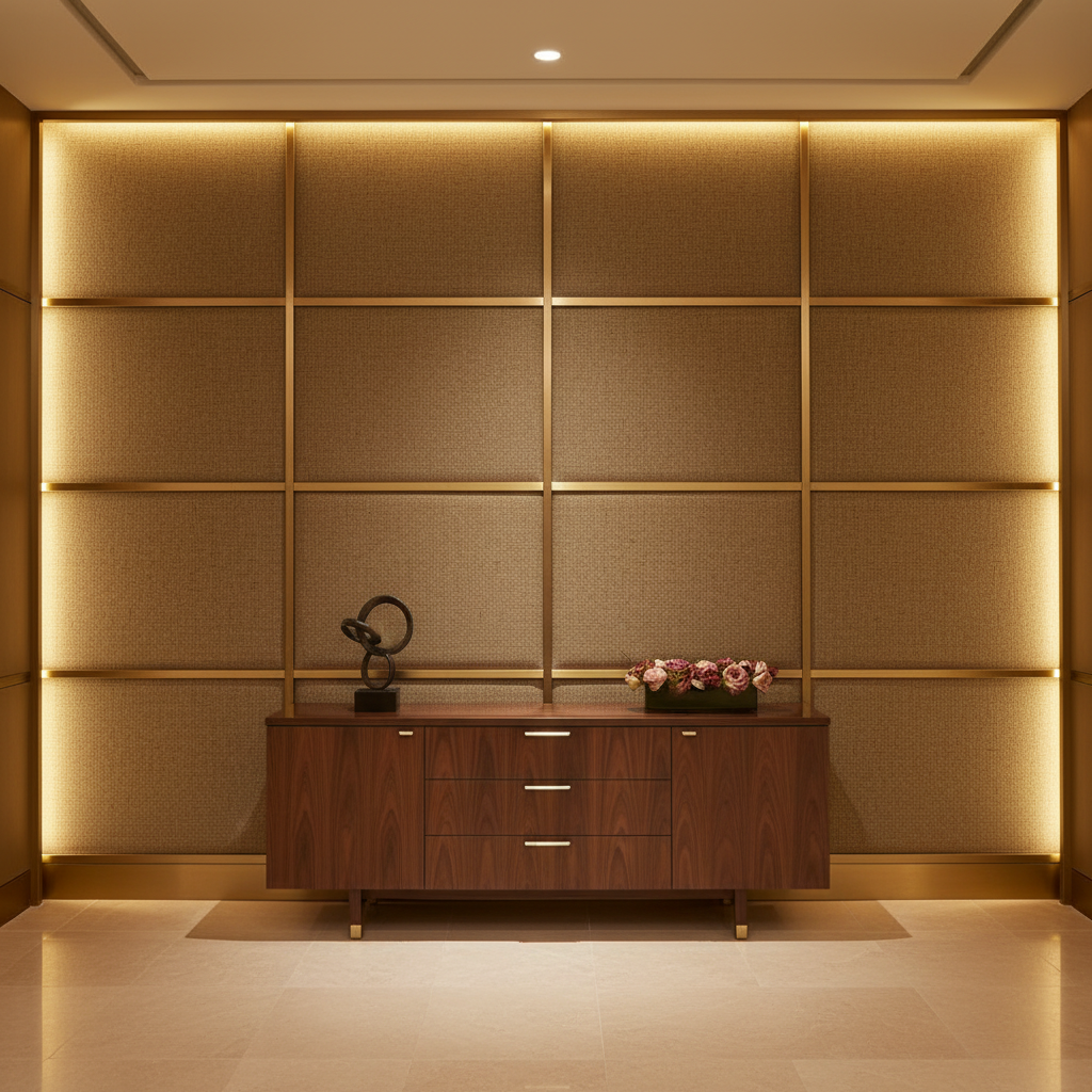 Archer - Archer Performance Vinyl Upholstered Wall Panel | Architectural Fabrics