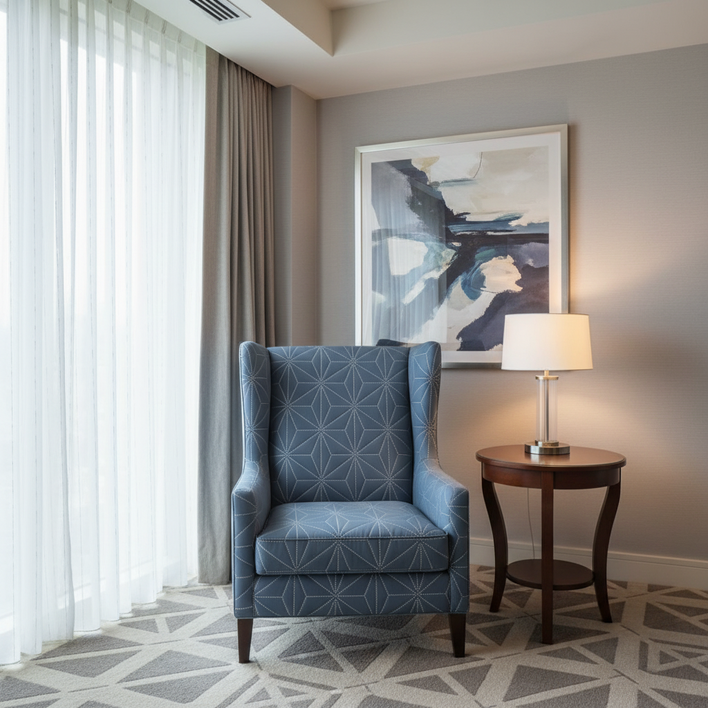 Axis - Axis Etched Polyurethane Upholstered Chair | Architectural Fabrics