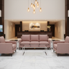 Turneffe - Blush Upholstered Sofa | Architectural Fabrics