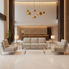 Nassau Gold - Chablis Upholstered Sofa | Architectural Fabrics