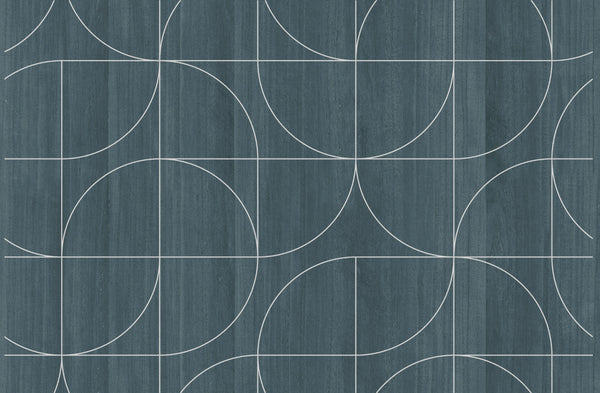 Narragansett-Marine Wood Veneer Wallcovering | Phillipe Romano