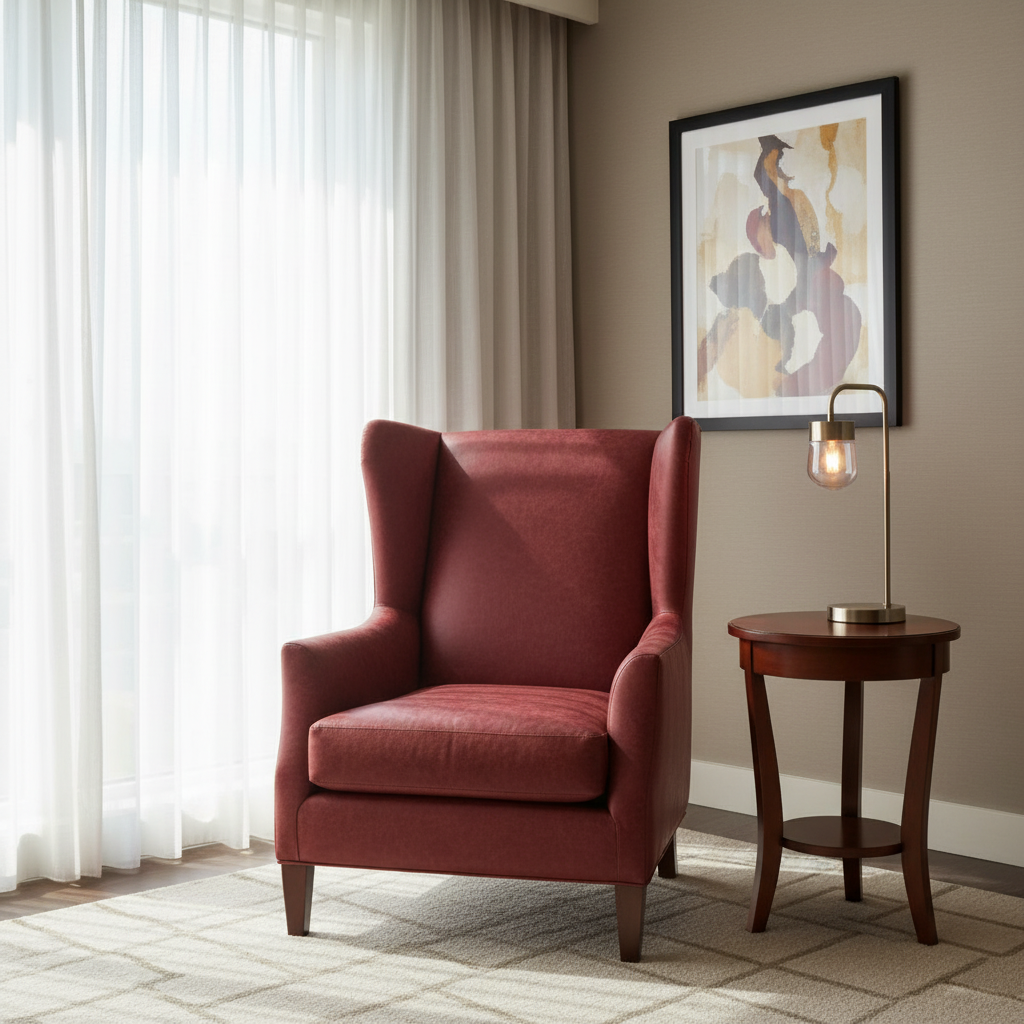 Vintage Harbor - Lipstick Upholstered Chair | Architectural Fabrics