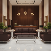 St. Eustatius - Mahogany Upholstered Sofa | Architectural Fabrics