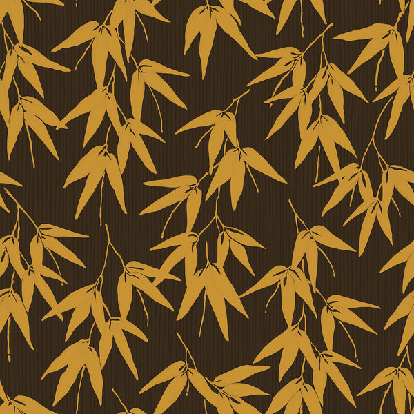 Bamboo Garden Brown and Gold — Schumacher