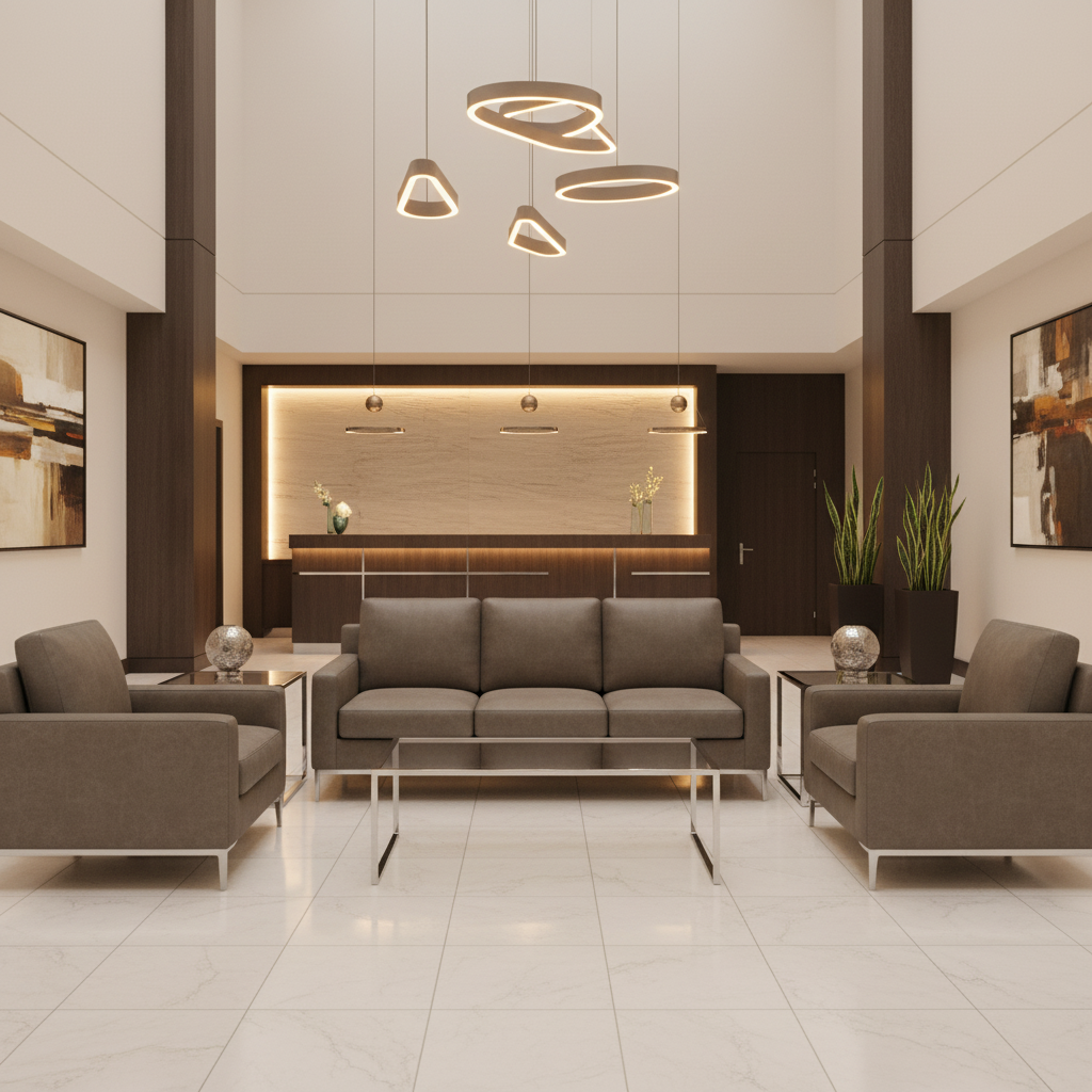 Kralendijk - Slate Upholstered Sofa | Architectural Fabrics