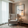 Maho Bay - Greige Upholstered Chair | Architectural Fabrics