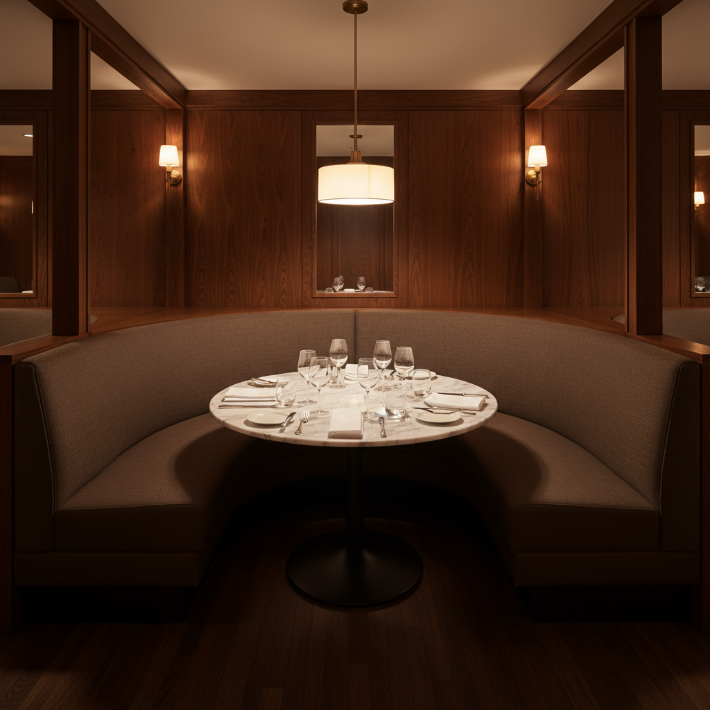 Linen Island - Abyss Upholstered Banquette | Architectural Fabrics