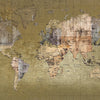 Newspaper Map Color, Made to Measure Mural Vinyl